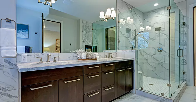 Partial Bathroom Reconstruction in Greenville