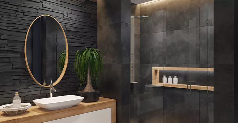 Bathroom Floor Tile Remodel in Greenville