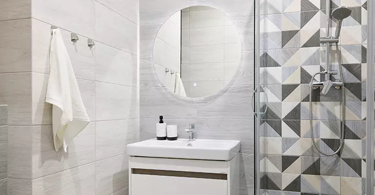 Small Master Bathroom Remodel in Greenville